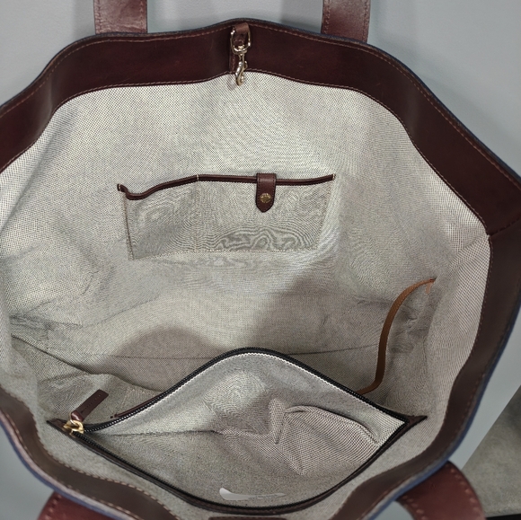 🐢 Dooney & Bourke Brooklawn XL Tote Weekender Bag Great Condition! - Picture 12 of 16